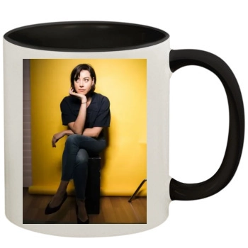 Aubrey Plaza 11oz Colored Inner & Handle Mug