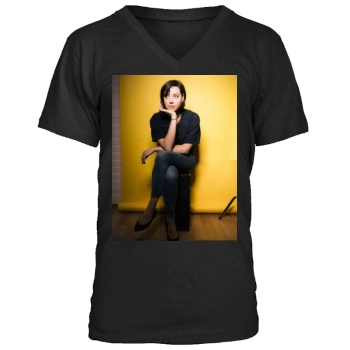 Aubrey Plaza Men's V-Neck T-Shirt