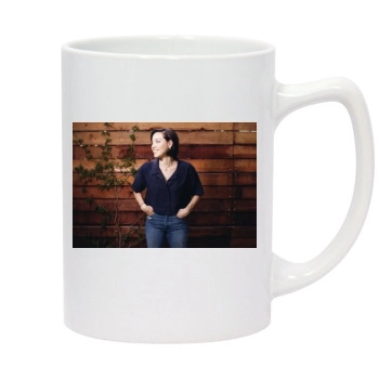 Aubrey Plaza 14oz White Statesman Mug