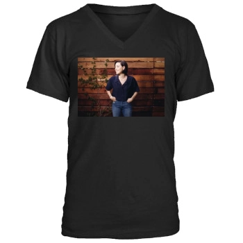 Aubrey Plaza Men's V-Neck T-Shirt