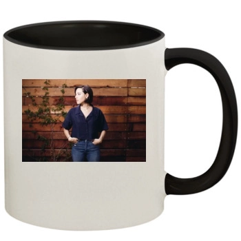 Aubrey Plaza 11oz Colored Inner & Handle Mug