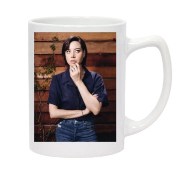 Aubrey Plaza 14oz White Statesman Mug