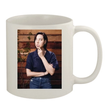 Aubrey Plaza 11oz White Mug