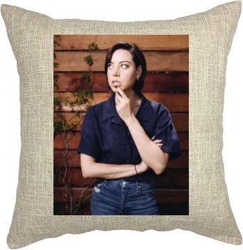 Aubrey Plaza Pillow