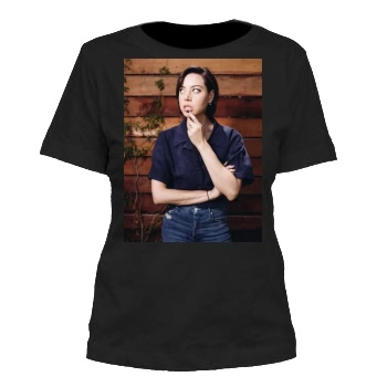 Aubrey Plaza Women's Cut T-Shirt