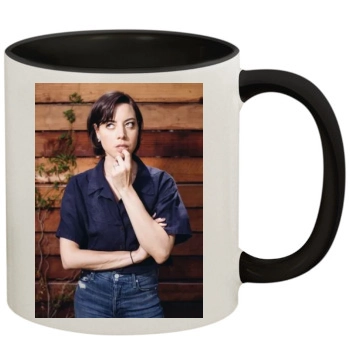 Aubrey Plaza 11oz Colored Inner & Handle Mug