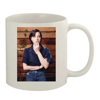 Aubrey Plaza 11oz White Mug