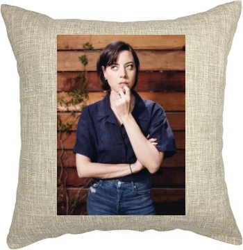 Aubrey Plaza Pillow