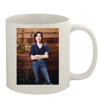 Aubrey Plaza 11oz White Mug