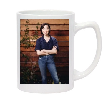 Aubrey Plaza 14oz White Statesman Mug