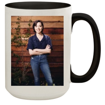 Aubrey Plaza 15oz Colored Inner & Handle Mug