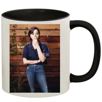 Aubrey Plaza 11oz Colored Inner & Handle Mug