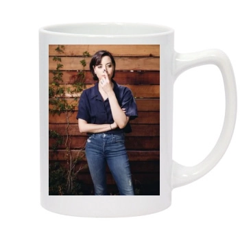 Aubrey Plaza 14oz White Statesman Mug