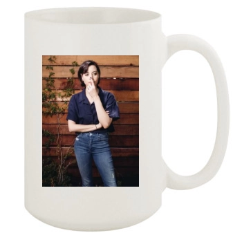 Aubrey Plaza 15oz White Mug