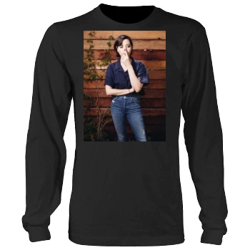 Aubrey Plaza Men's Heavy Long Sleeve TShirt