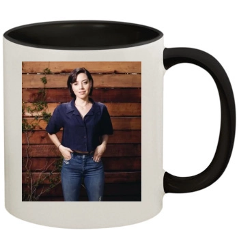 Aubrey Plaza 11oz Colored Inner & Handle Mug