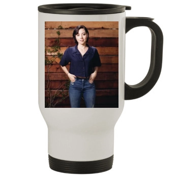 Aubrey Plaza Stainless Steel Travel Mug