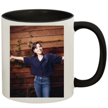 Aubrey Plaza 11oz Colored Inner & Handle Mug