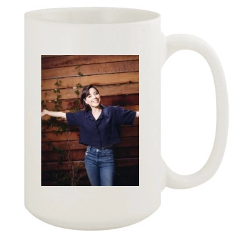 Aubrey Plaza 15oz White Mug