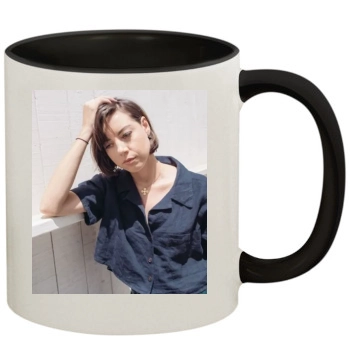 Aubrey Plaza 11oz Colored Inner & Handle Mug