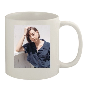 Aubrey Plaza 11oz White Mug