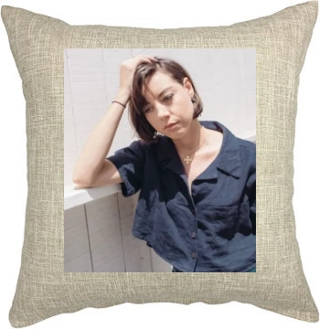 Aubrey Plaza Pillow