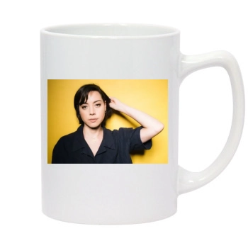 Aubrey Plaza 14oz White Statesman Mug