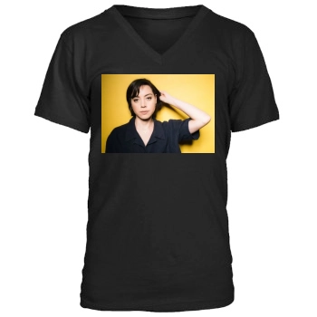 Aubrey Plaza Men's V-Neck T-Shirt