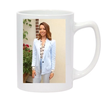 Aubrey Plaza 14oz White Statesman Mug