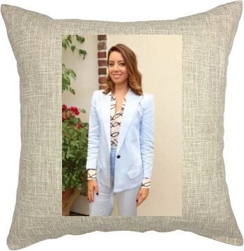 Aubrey Plaza Pillow