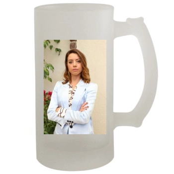 Aubrey Plaza 16oz Frosted Beer Stein