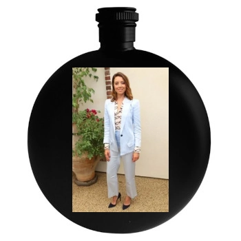 Aubrey Plaza Round Flask