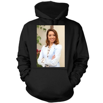 Aubrey Plaza Mens Pullover Hoodie Sweatshirt