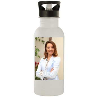 Aubrey Plaza Stainless Steel Water Bottle