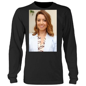 Aubrey Plaza Men's Heavy Long Sleeve TShirt