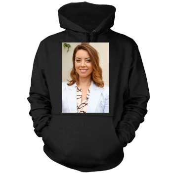 Aubrey Plaza Mens Pullover Hoodie Sweatshirt