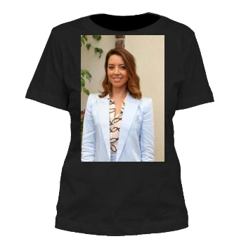 Aubrey Plaza Women's Cut T-Shirt