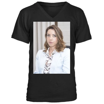 Aubrey Plaza Men's V-Neck T-Shirt