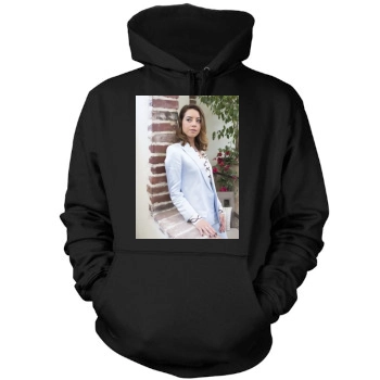 Aubrey Plaza Mens Pullover Hoodie Sweatshirt