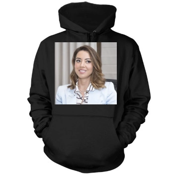 Aubrey Plaza Mens Pullover Hoodie Sweatshirt