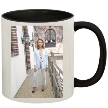 Aubrey Plaza 11oz Colored Inner & Handle Mug