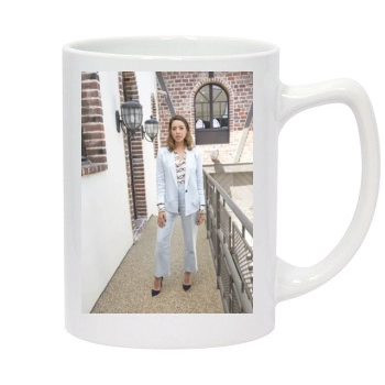 Aubrey Plaza 14oz White Statesman Mug