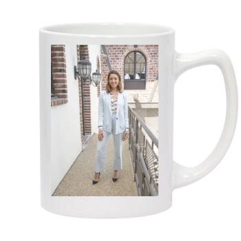 Aubrey Plaza 14oz White Statesman Mug