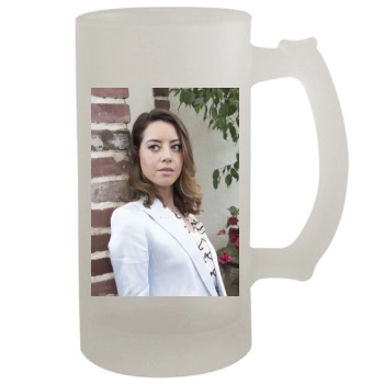 Aubrey Plaza 16oz Frosted Beer Stein