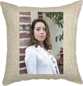 Aubrey Plaza Pillow