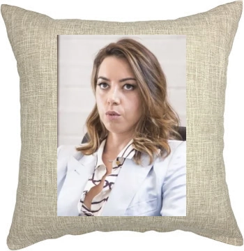 Aubrey Plaza Pillow