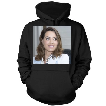 Aubrey Plaza Mens Pullover Hoodie Sweatshirt