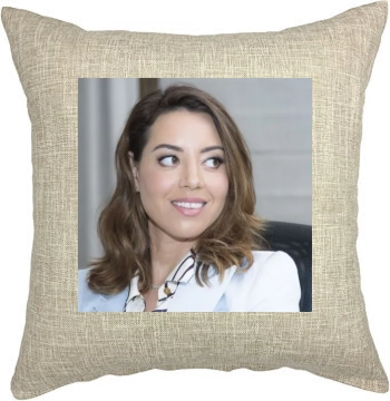 Aubrey Plaza Pillow