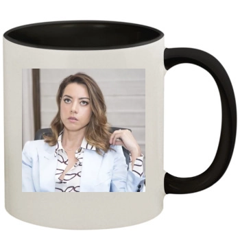 Aubrey Plaza 11oz Colored Inner & Handle Mug