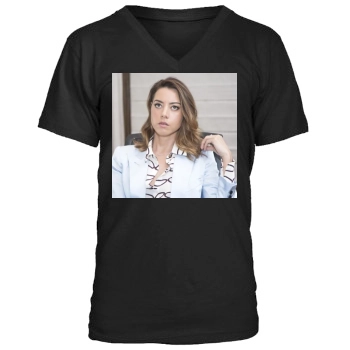 Aubrey Plaza Men's V-Neck T-Shirt